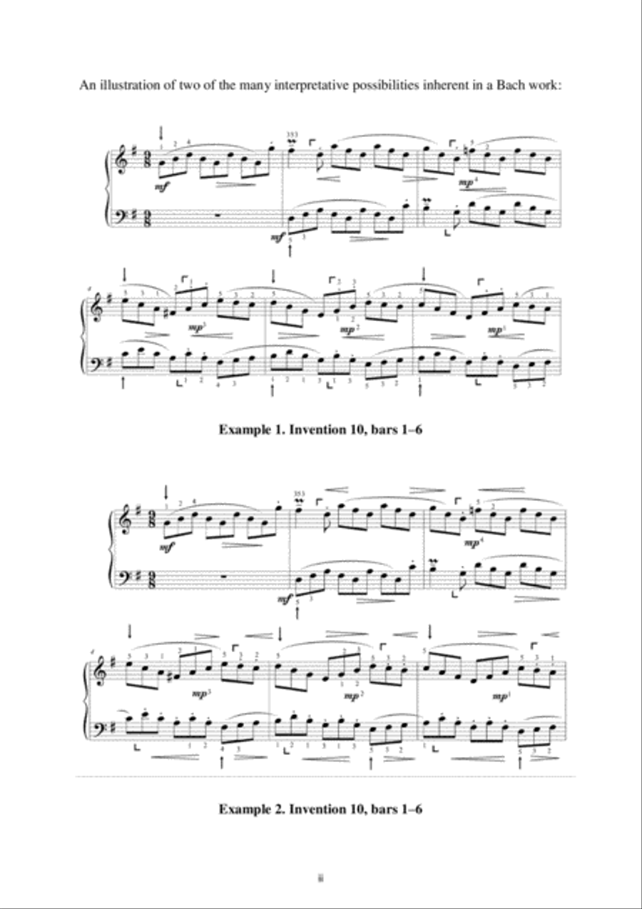 Invention 2 in C minor BWV 773 Blankenheim / Rosar Edition Piano Solo scores gallery preview page 4