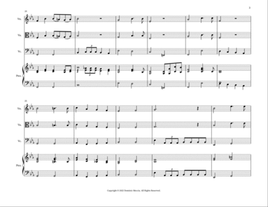O Canada! Small Ensemble scores gallery preview page 3