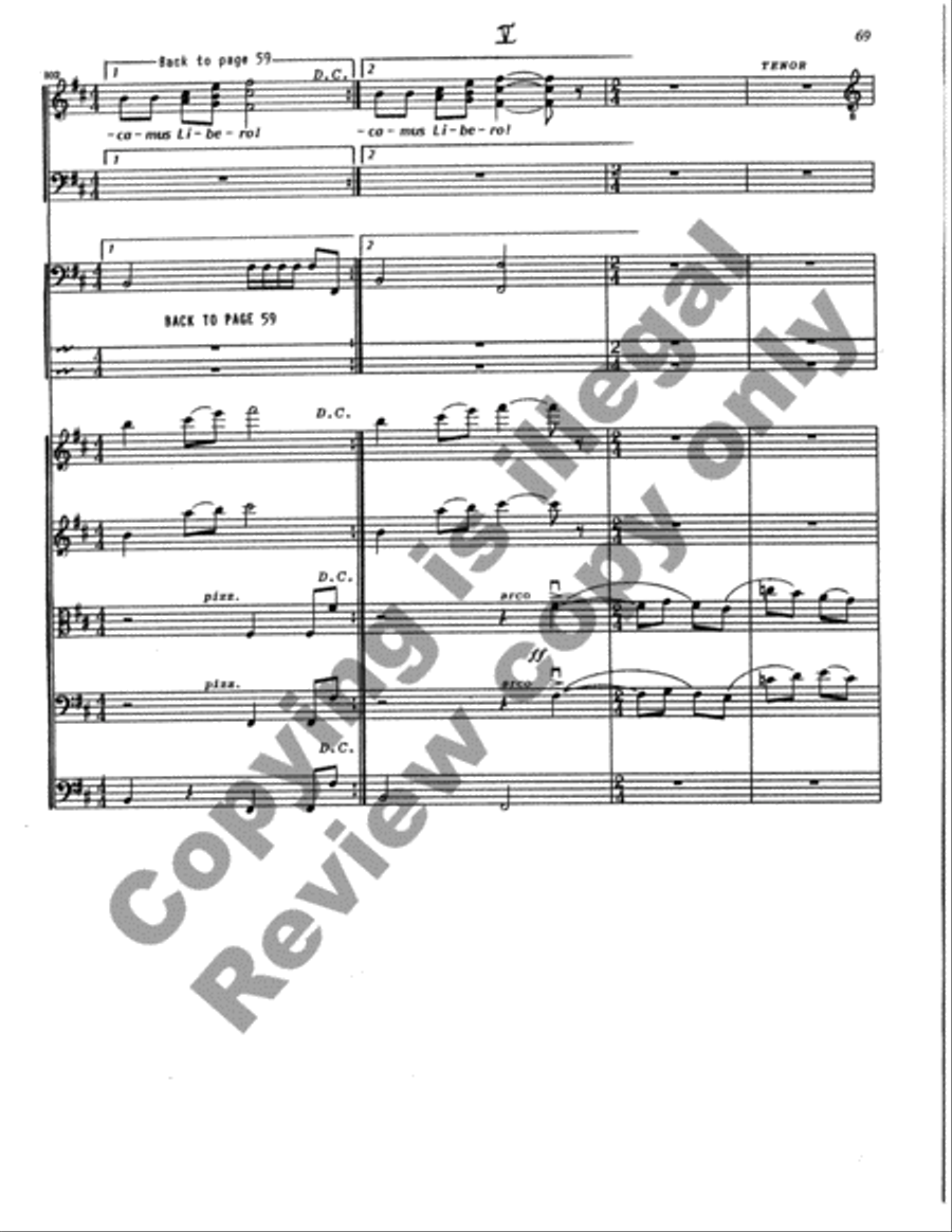 Cantata Rustica (Full/Choral Score) Choir scores gallery preview page 70