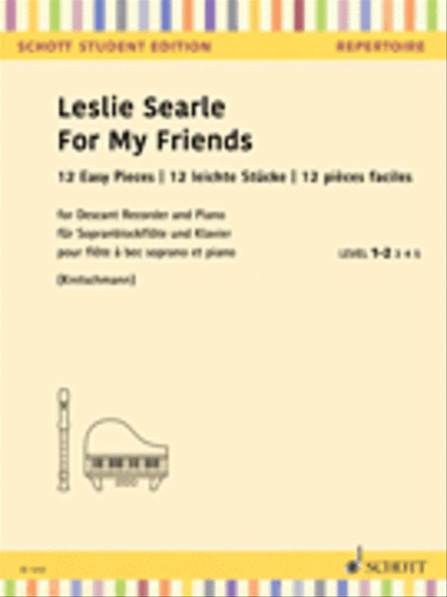 For My Friends Soprano Recorder scores gallery preview page 1