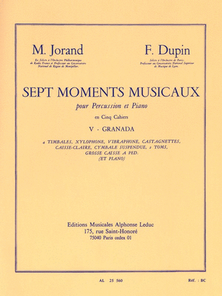 Book cover for Granada (percussion(s)