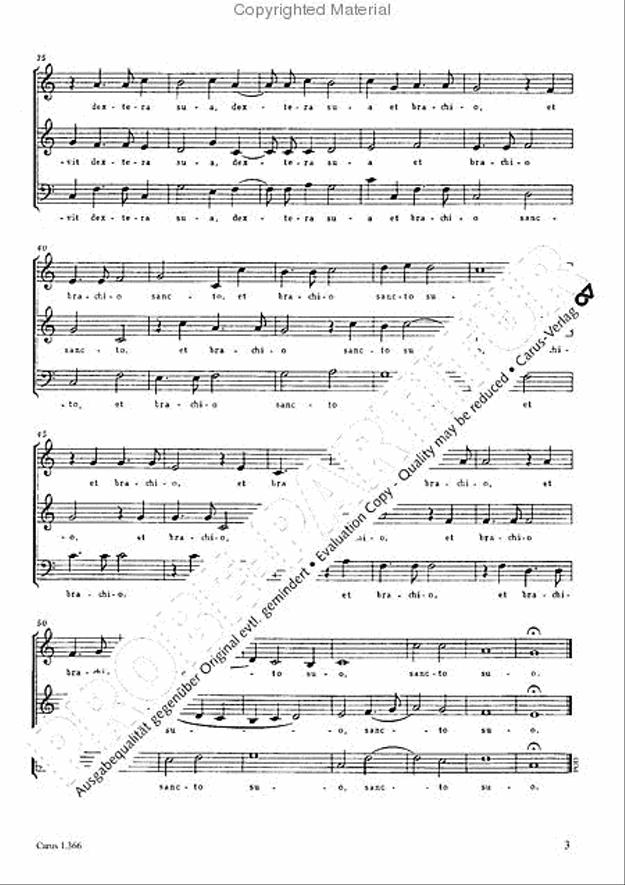 Cantate Domino (Singet dem Herrn) 3-Part scores gallery preview page 4