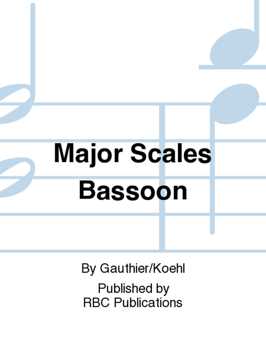 Major Scales Bassoon
