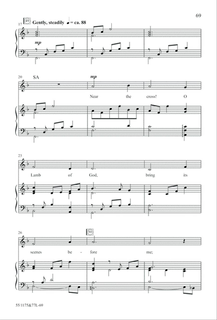 Behold the Lamb! 4-Part scores gallery preview page 70