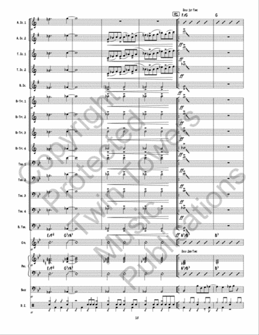 New Beginning 2.0, A New Beginning 2.0, A Jazz Ensemble scores gallery preview page 16