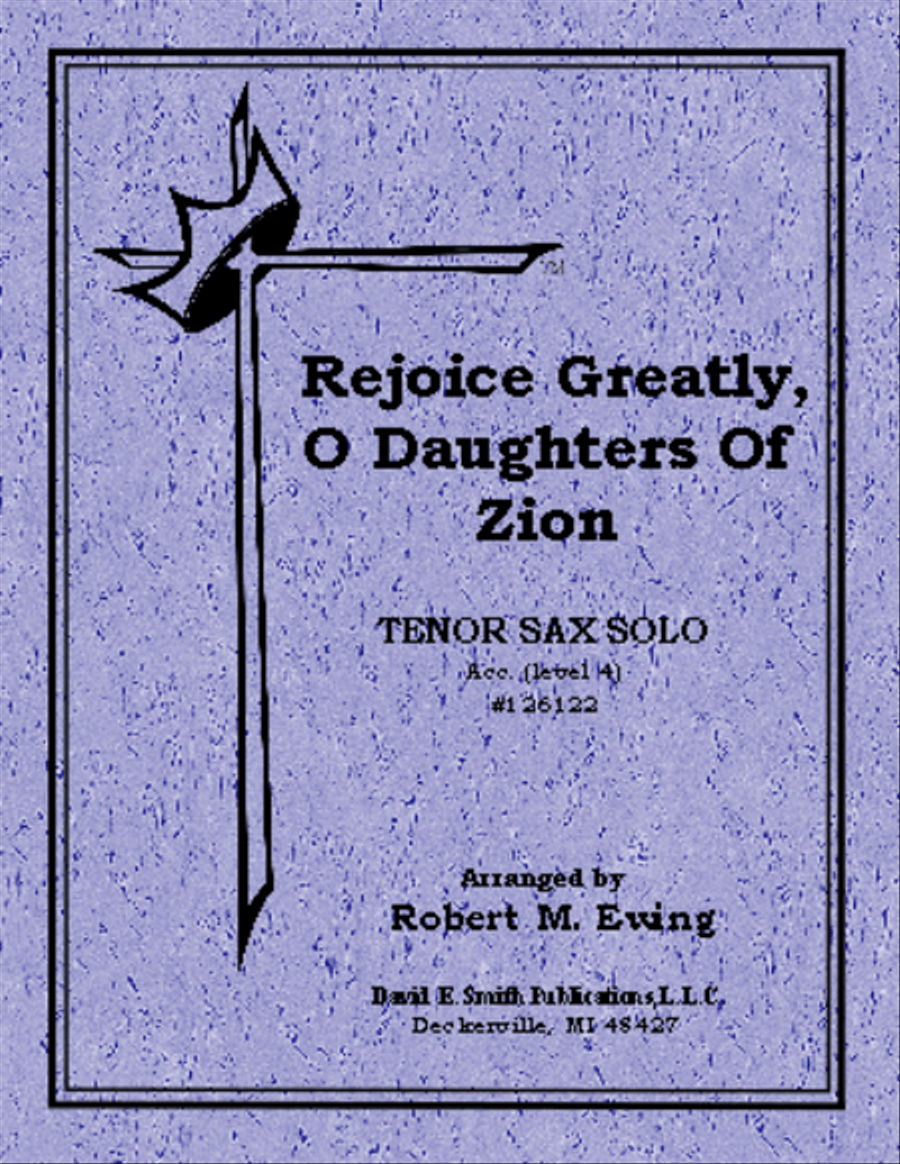Rejoice Greatly Ye Daughters of Zion Flute scores gallery preview page 1