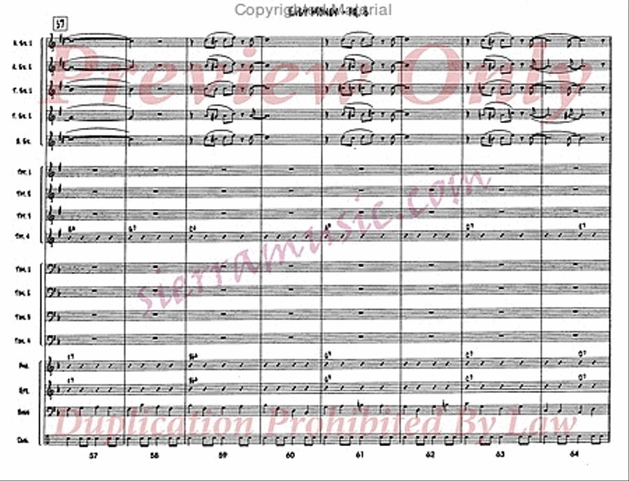 Easy Money Easy Money Big Band scores gallery preview page 9