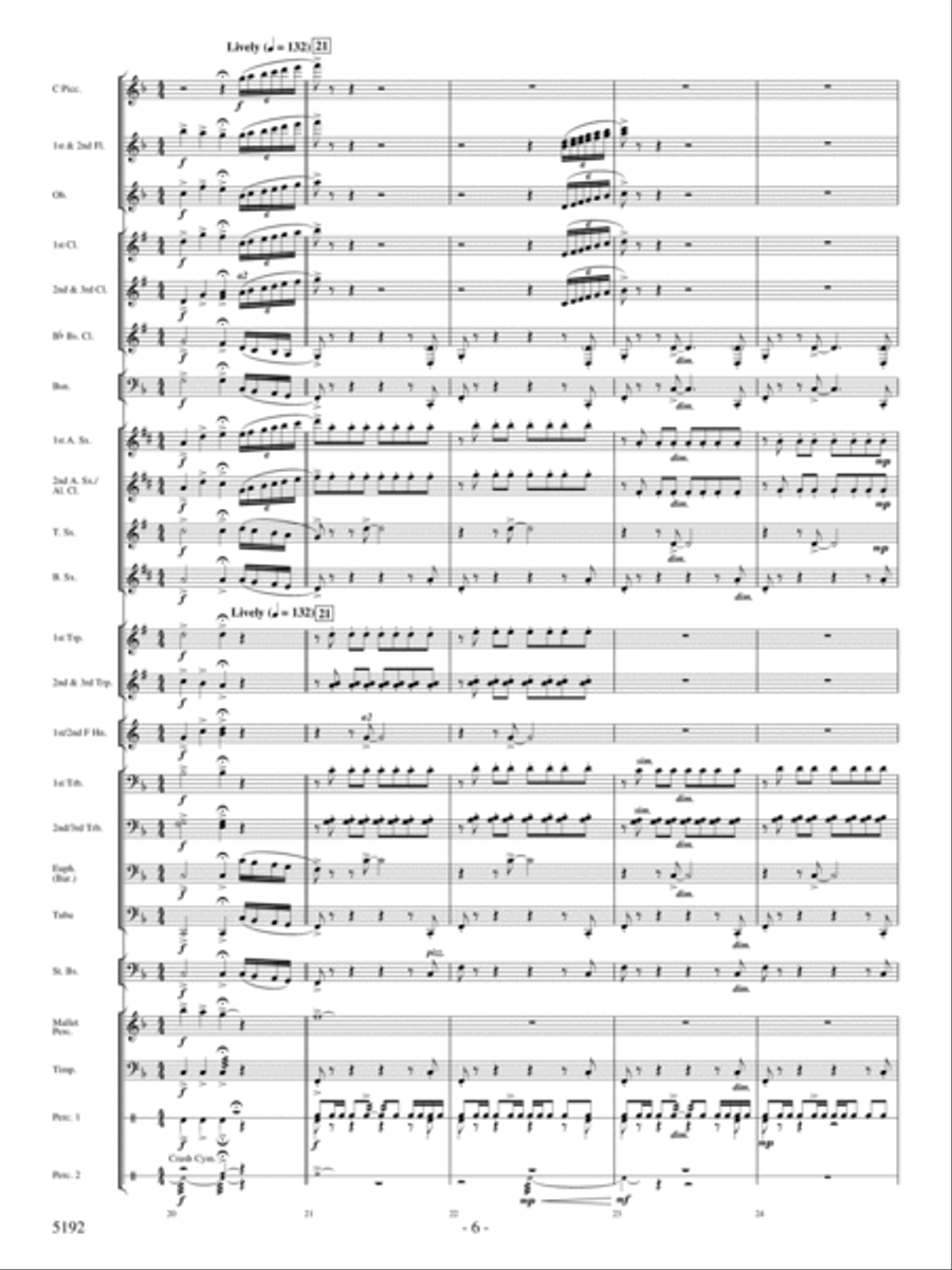 Main Street Celebration Concert Band scores gallery preview page 5