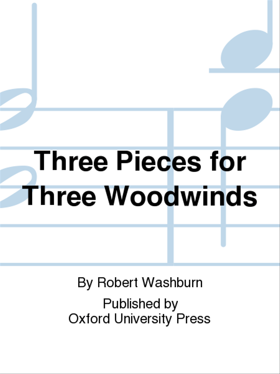 Three Pieces for Three Woodwinds Concert Band scores gallery preview page 1