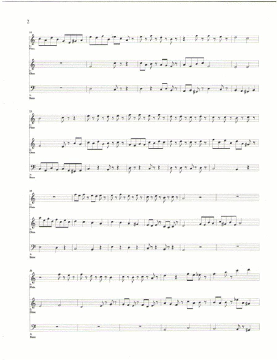Pisistratidae Woodwind Trio scores gallery preview page 2