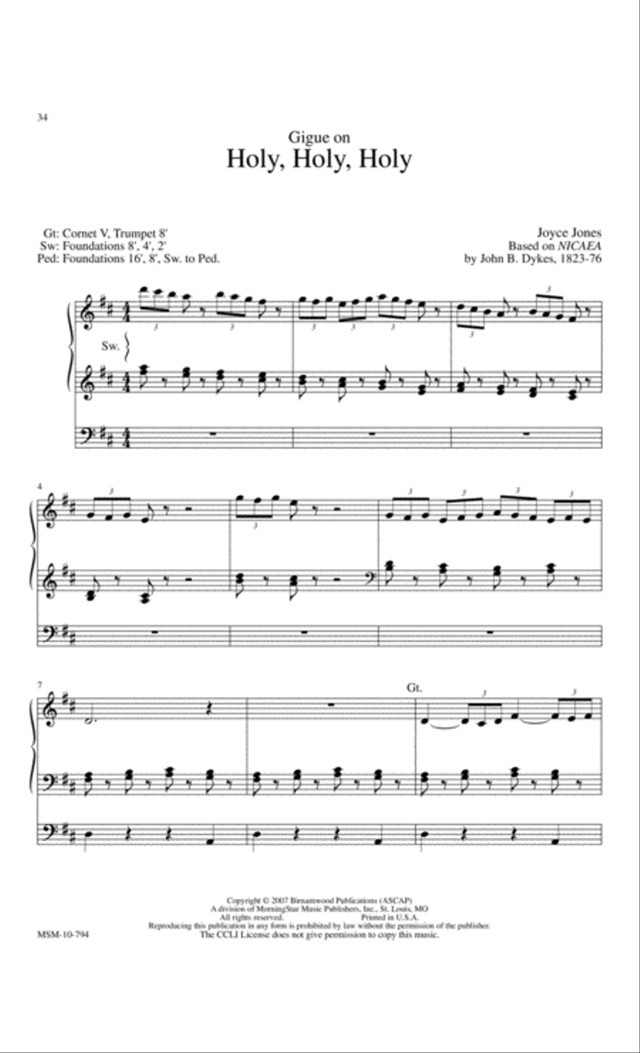 Praise to the Lord: Accessible Hymn Settings for Organ Organ Solo scores gallery preview page 12