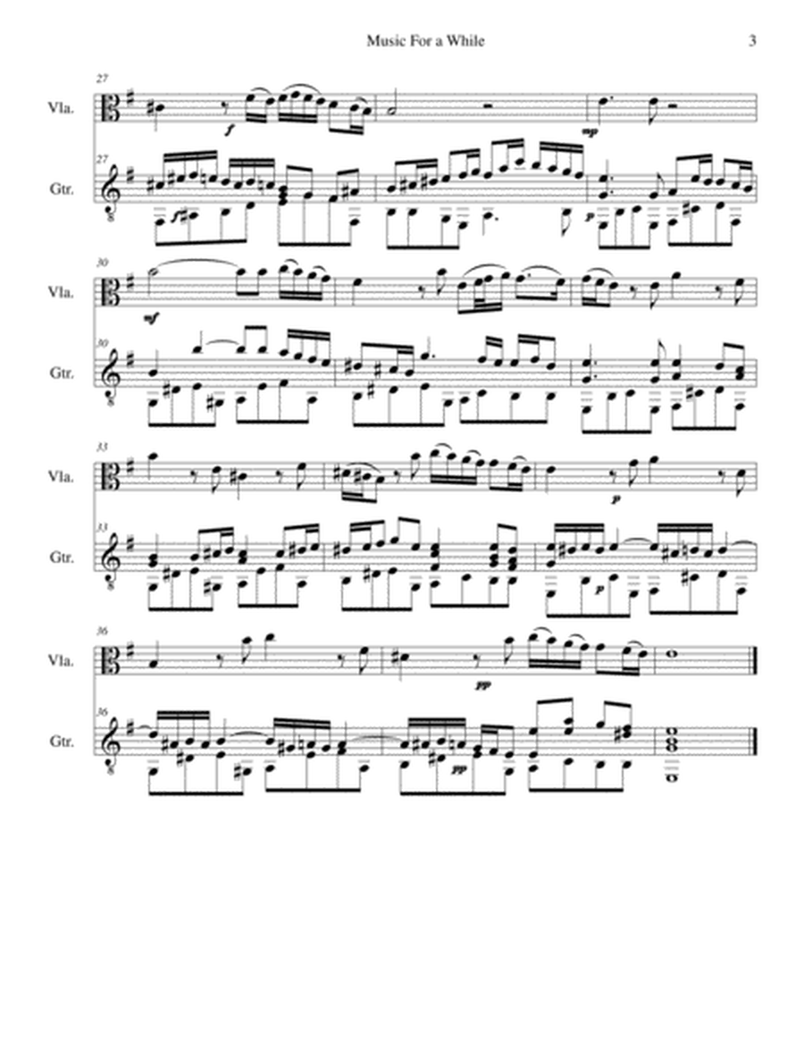Music for a While for viola and guitar image number null