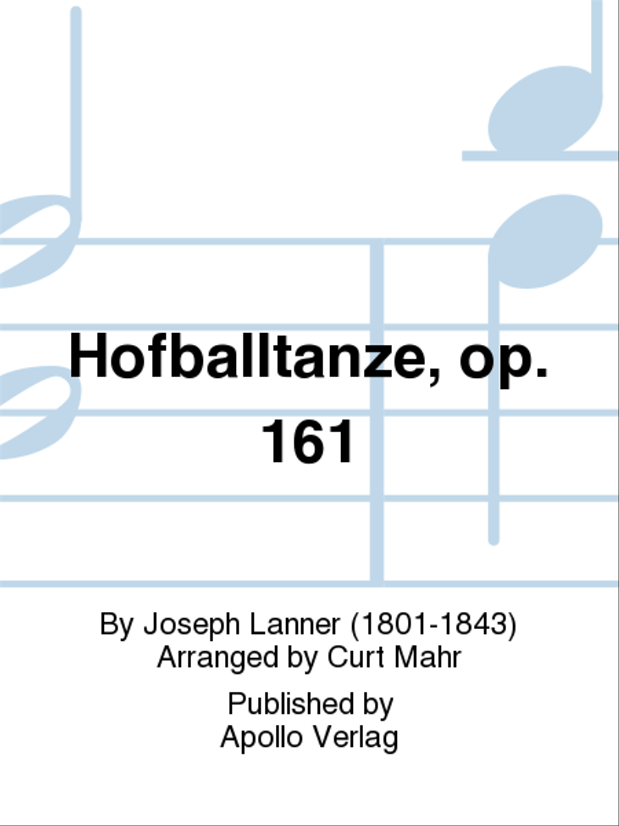 Hofballtänze op. 161 Hofballtänze op. 161 Accordion scores gallery preview page 1