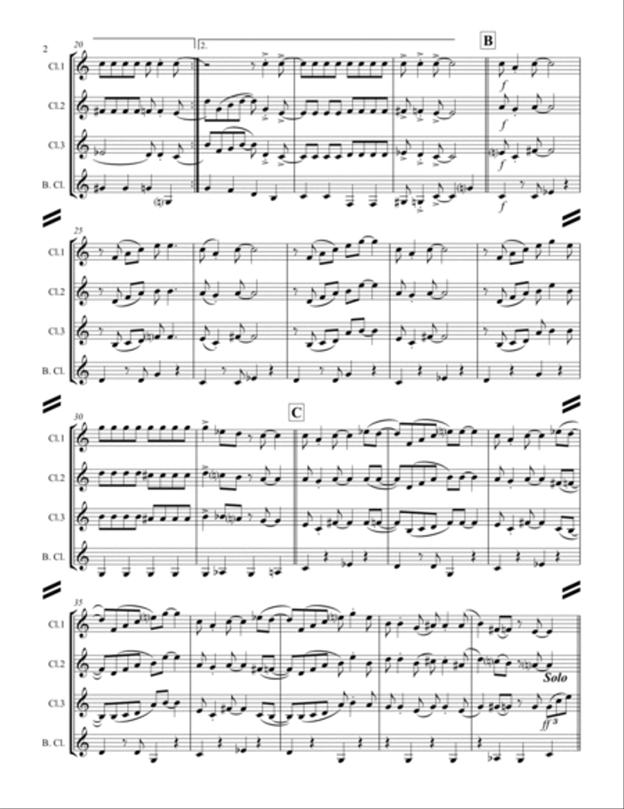In The Mood Woodwind Ensemble scores gallery preview page 3