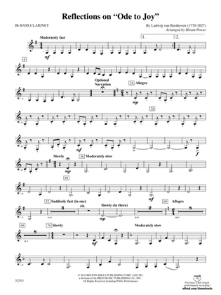 Reflections on "Ode to Joy": B-flat Bass Clarinet