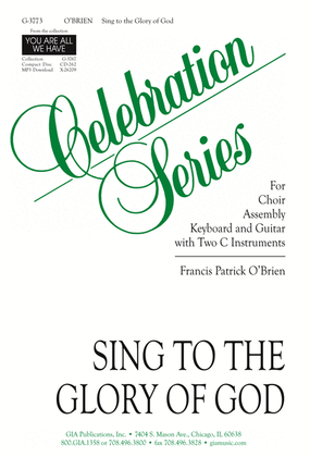 Book cover for Sing to the Glory of God