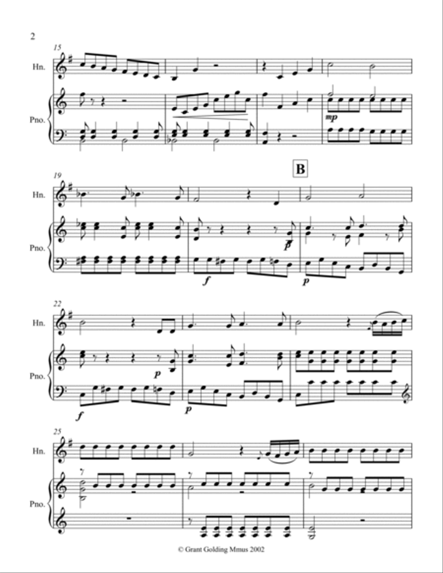 Queen of the Night Aria Horn Solo scores gallery preview page 2