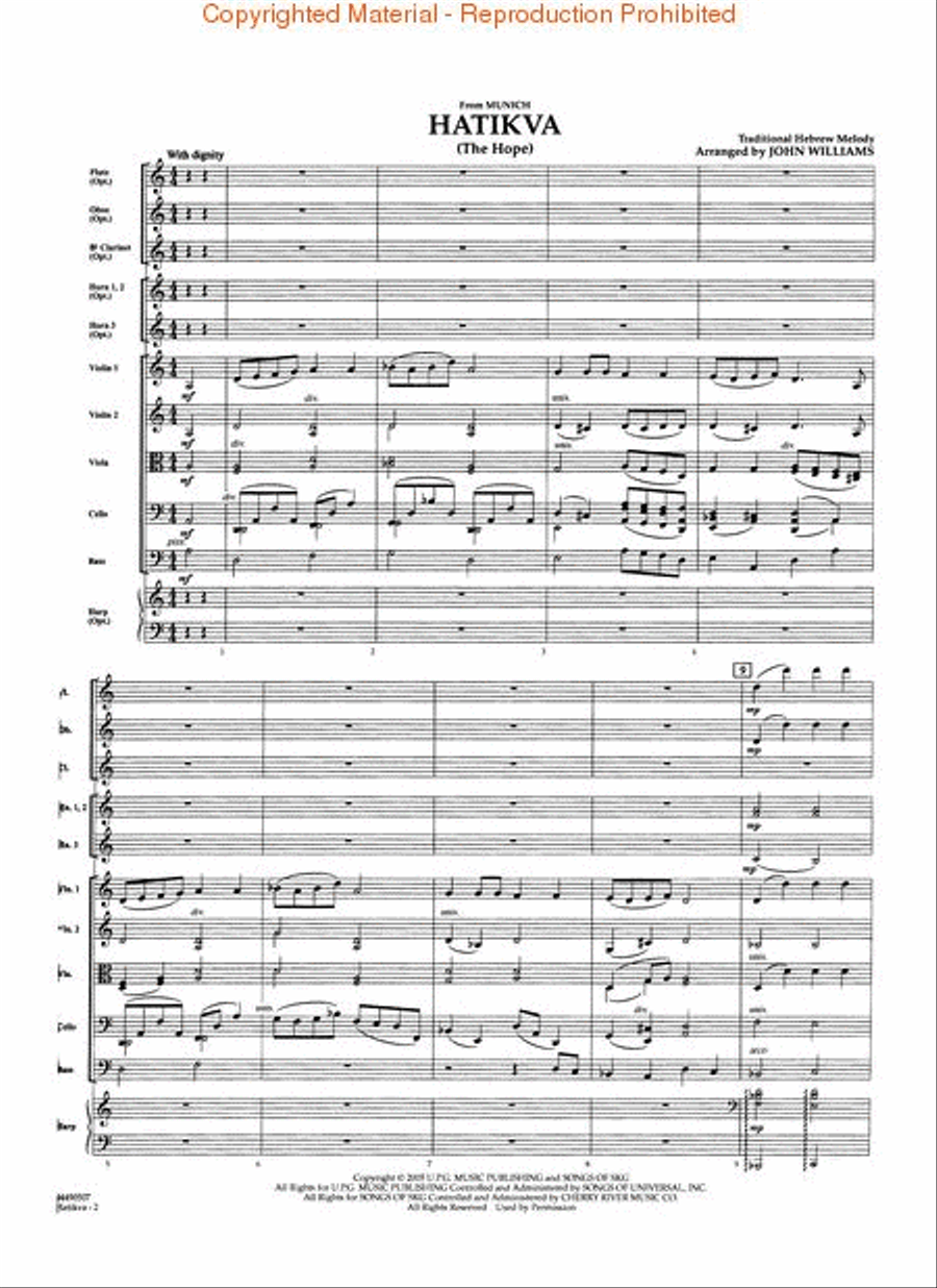 Hatikva (from Munich) Hatikva (from Munich) String Orchestra scores gallery preview page 2