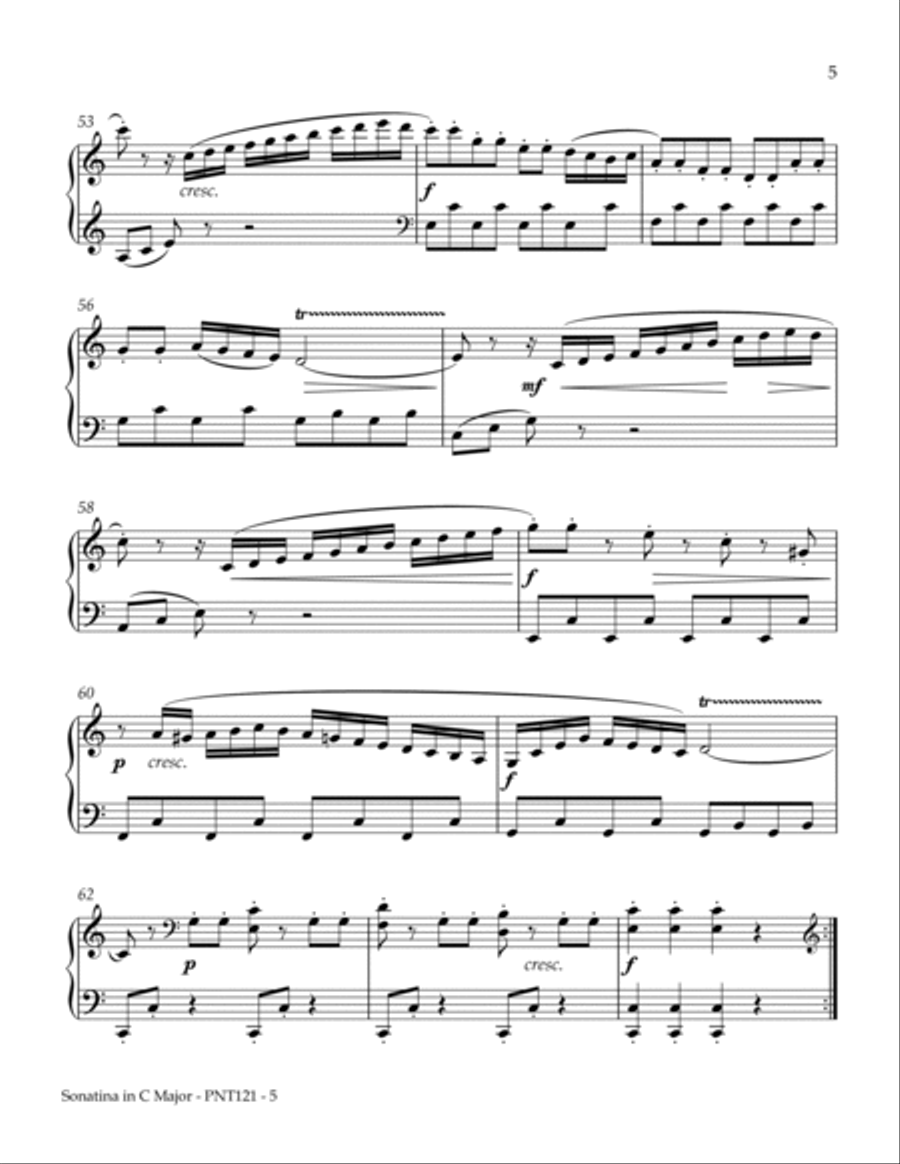Sonatina Opus 36, Number 3 Piano Method scores gallery preview page 5