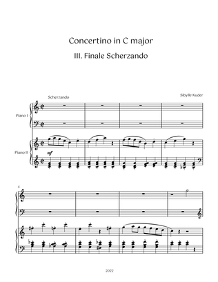 Concertino in C major III. Finale for Early Intermediate Piano