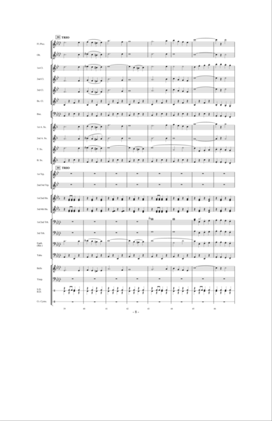 Aces of the Air Aces of the Air Concert Band scores gallery preview page 7