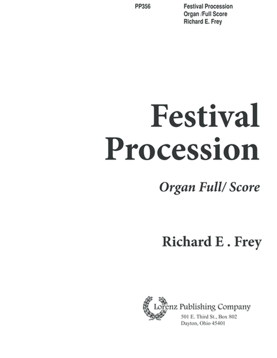 Festival Procession - Organ/Full Score
