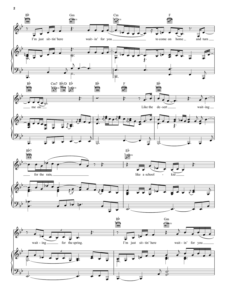 Turn Me On Acoustic Guitar scores gallery preview page 2