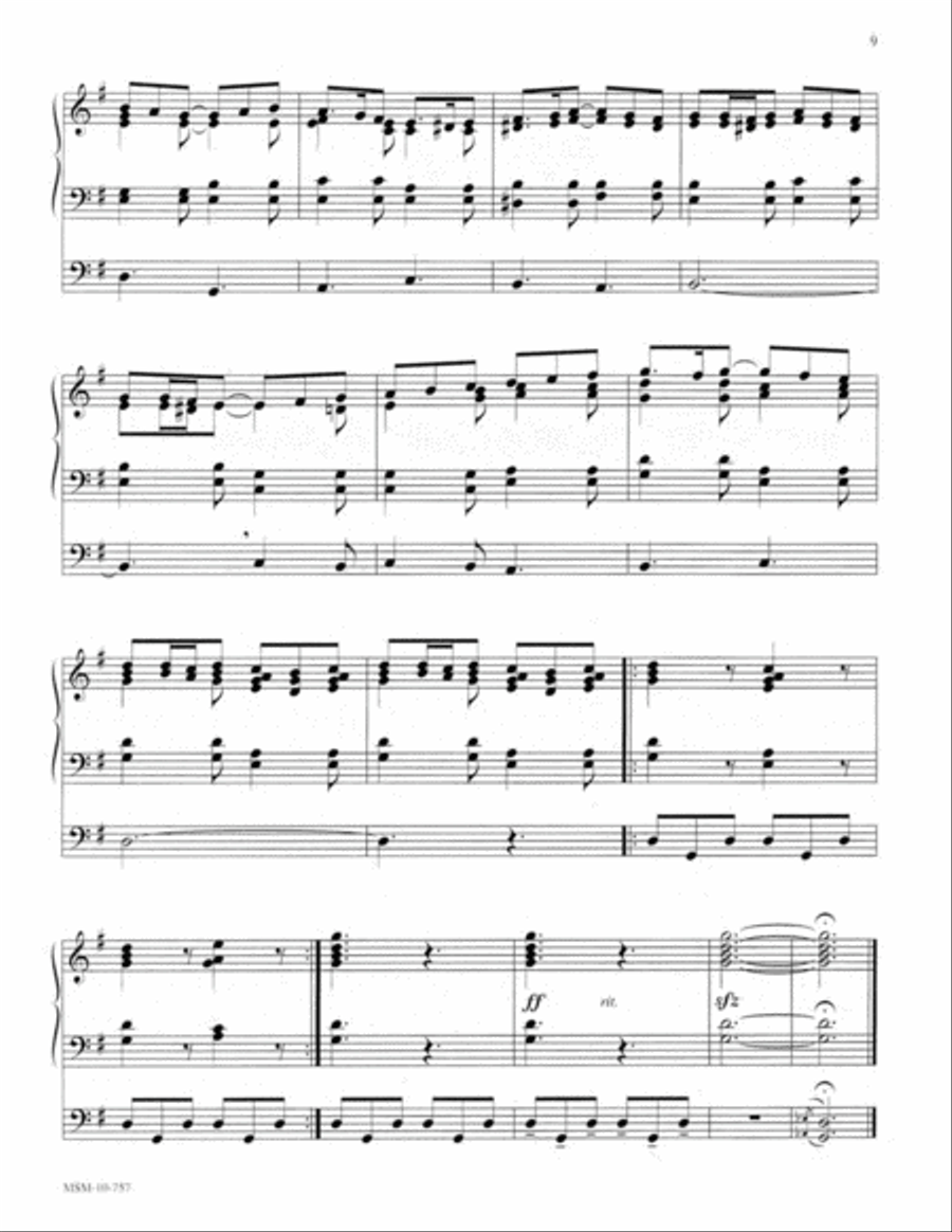 Three Hymns of Praise, Set 2 Organ scores gallery preview page 6