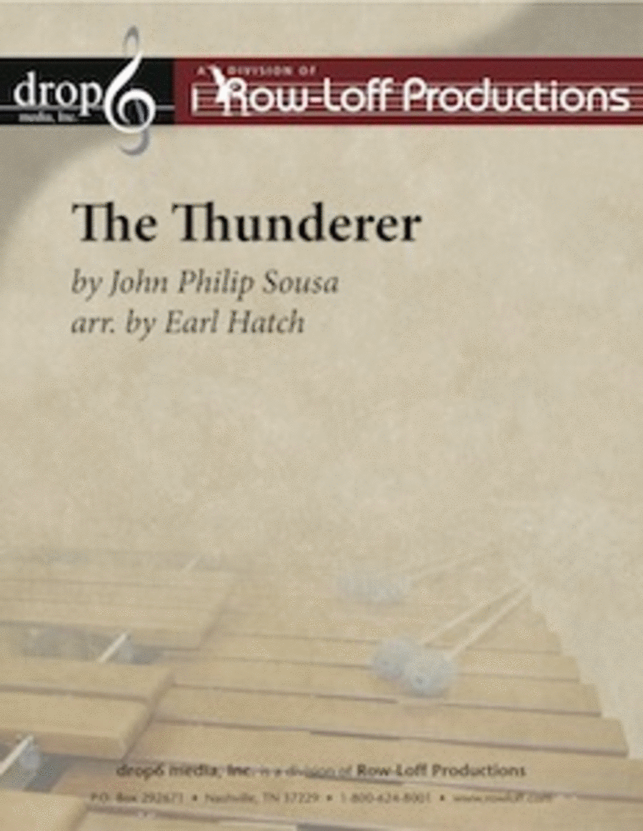Thunderer, The Percussion Ensemble scores gallery preview page 1