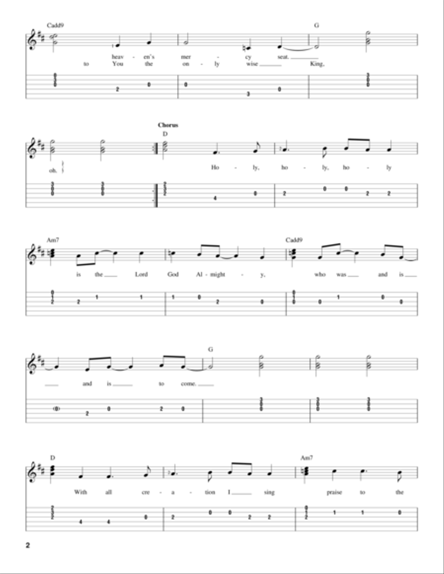 Revelation Song Revelation Song Guitar Tablature scores gallery preview page 2