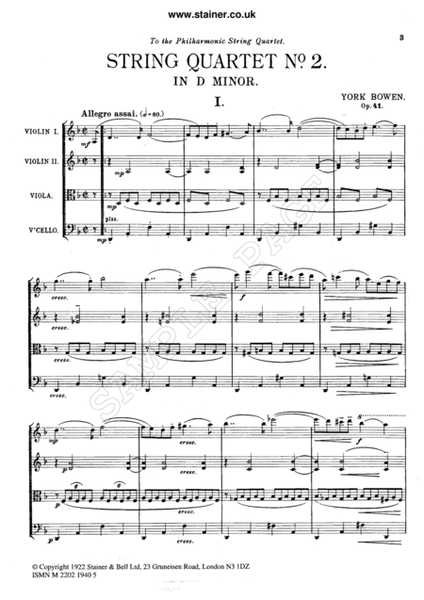 String Quartet No. 2 in D minor