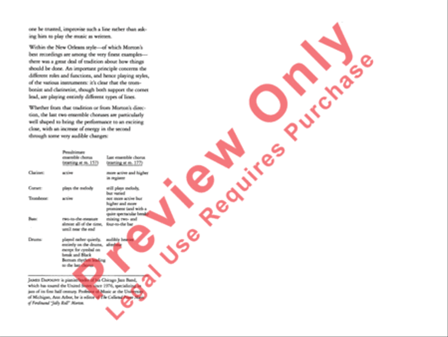 Black Bottom Stomp Jazz Ensemble scores gallery preview page 7