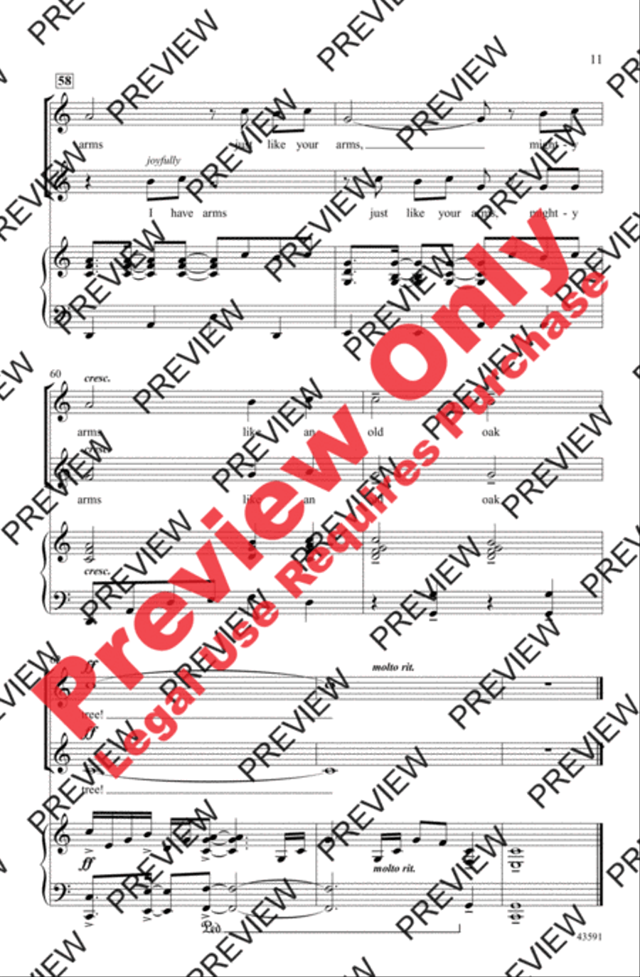 In the Arms of an Oak In the Arms of an Oak 2-Part scores gallery preview page 11