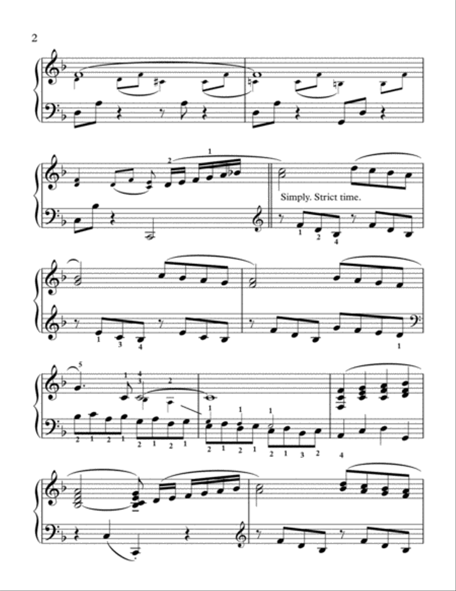 Angels We Have Heard On High (and Low) Piano Solo scores gallery preview page 2