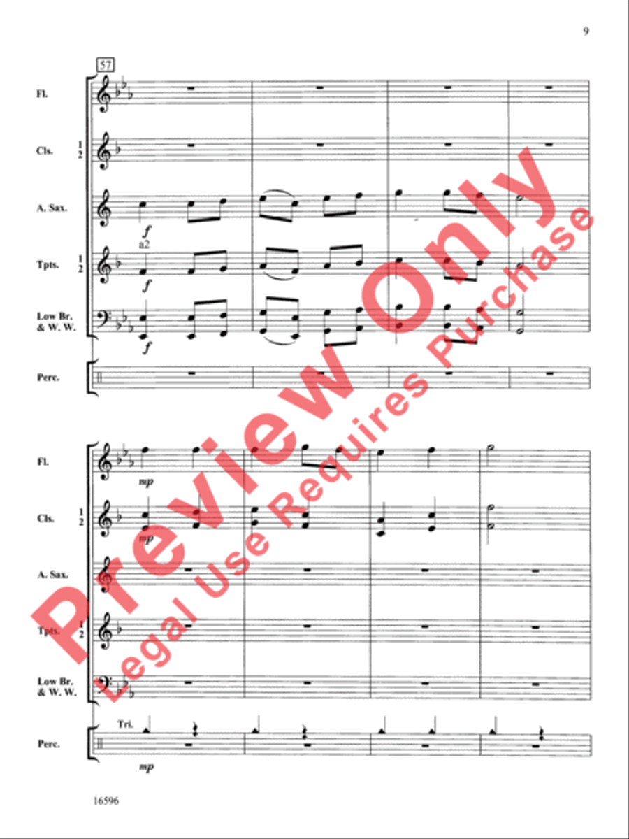 A Shaker March A Shaker March Concert Band scores gallery preview page 10