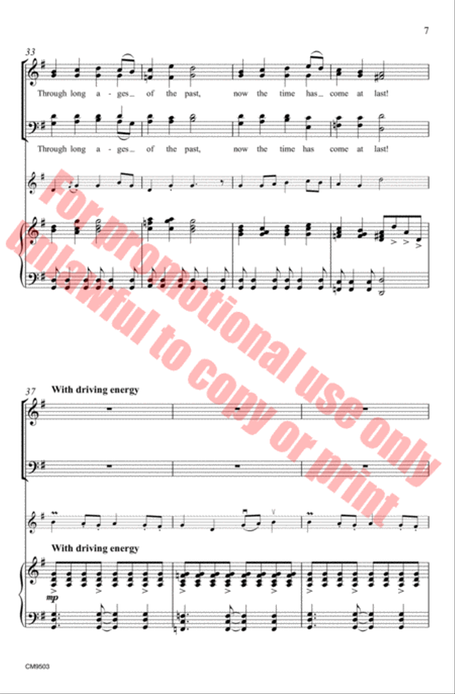 A Celtic French Carol A Celtic French Carol 4-Part scores gallery preview page 8