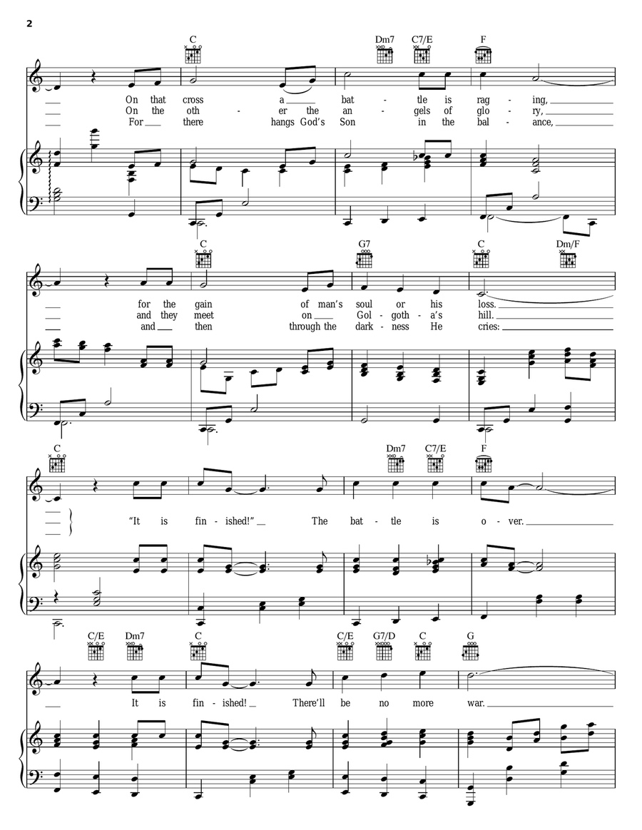 It Is Finished Guitar scores gallery preview page 2