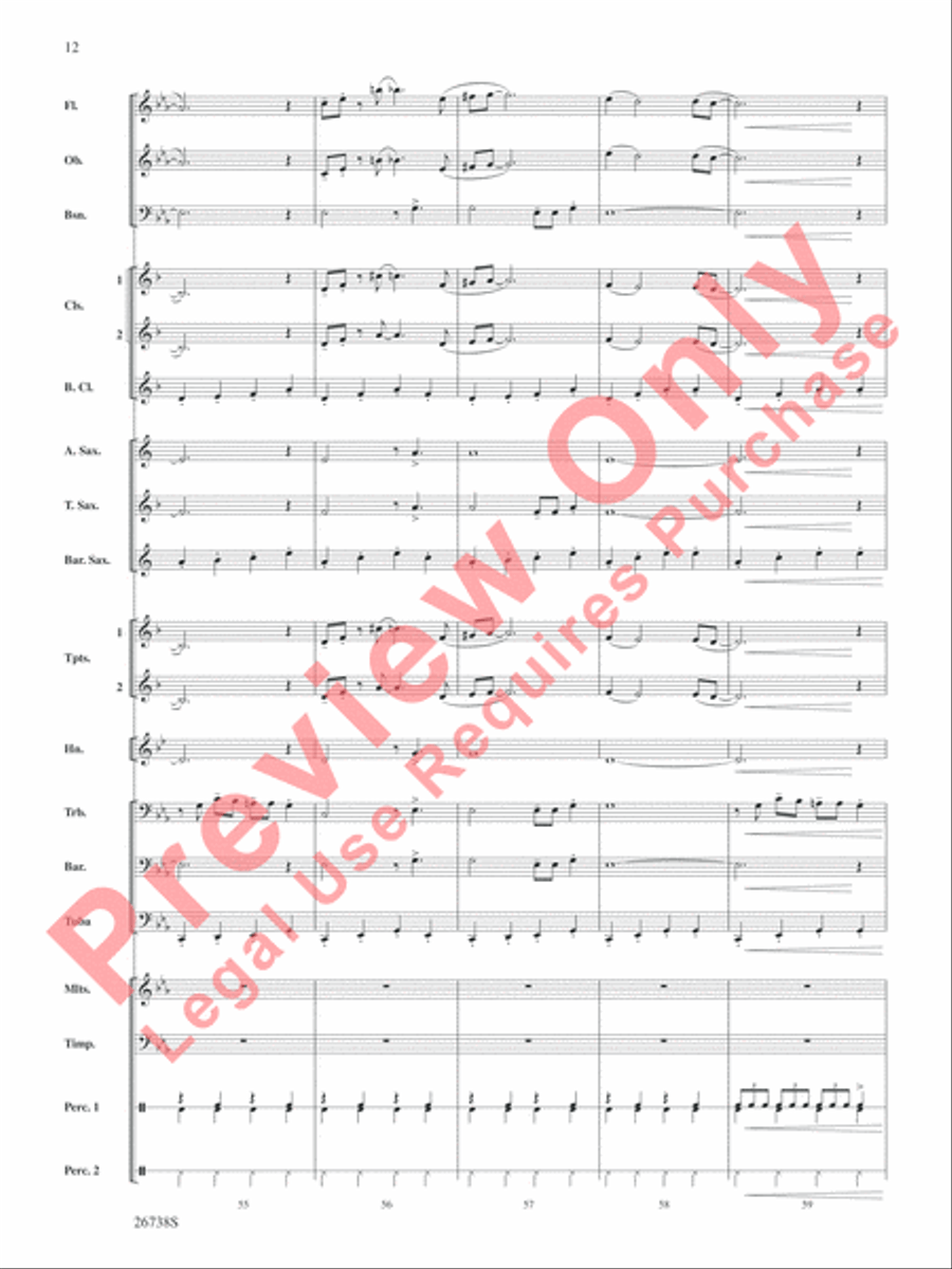 Superheroes R Us Concert Band scores gallery preview page 13