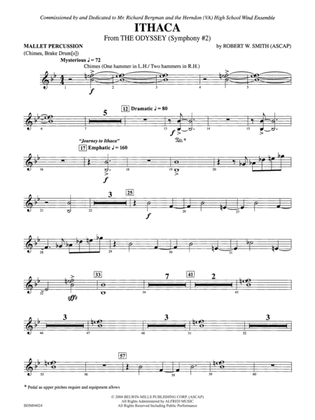 Ithaca (from The Odyssey (Symphony No. 2)): Mallets