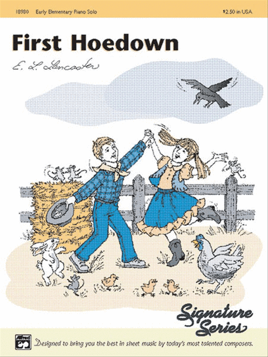 First Hoedown Easy Piano scores gallery preview page 1