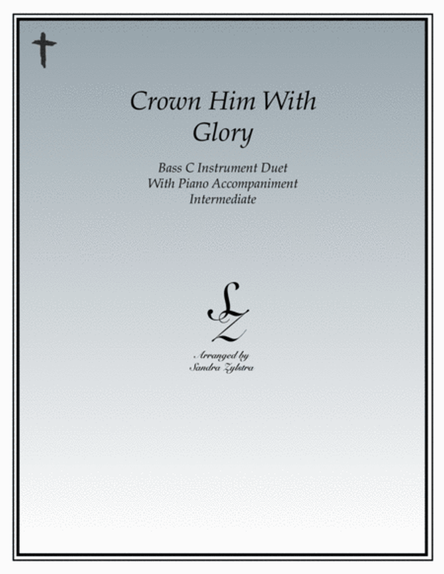 Crown Him With Glory (bass C instrument duet) image number null
