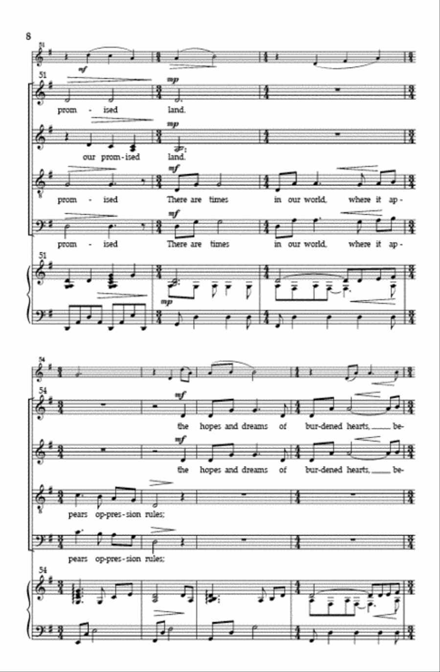 The World of Our Dreams Divisi scores gallery preview page 7