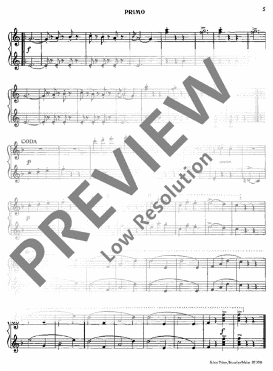 Do, ré, mi-fa Do, ré, mi-fa Piano Duet scores gallery preview page 6