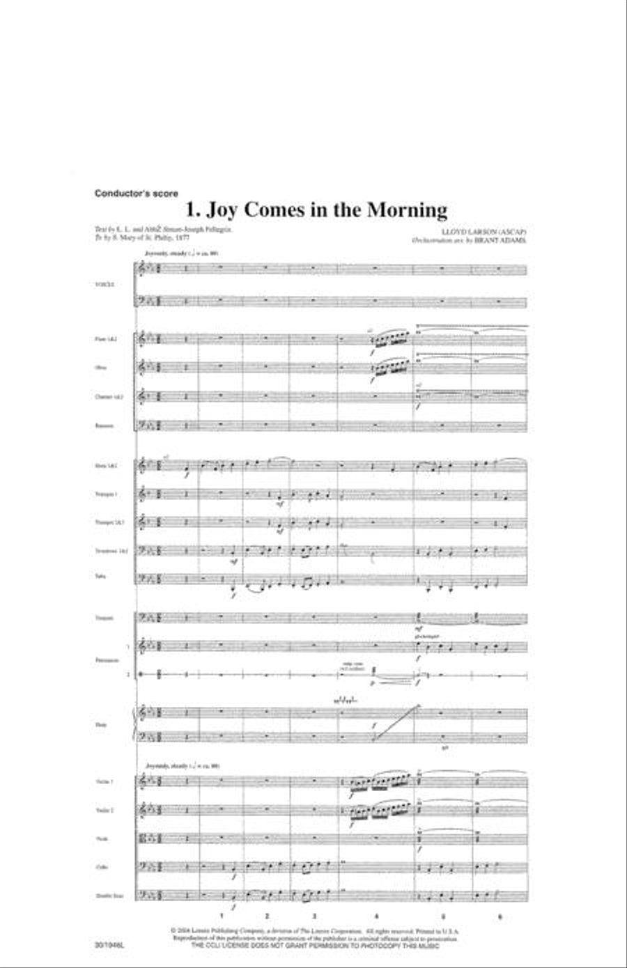 How Great Our Joy! - Orchestration Choir scores gallery preview page 2