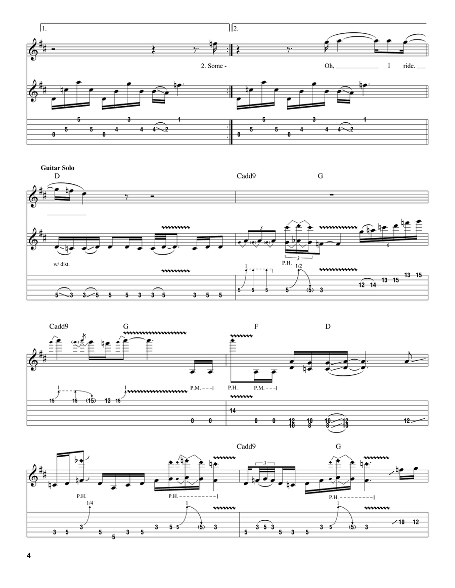 Wanted Dead Or Alive Acoustic Guitar scores gallery preview page 4