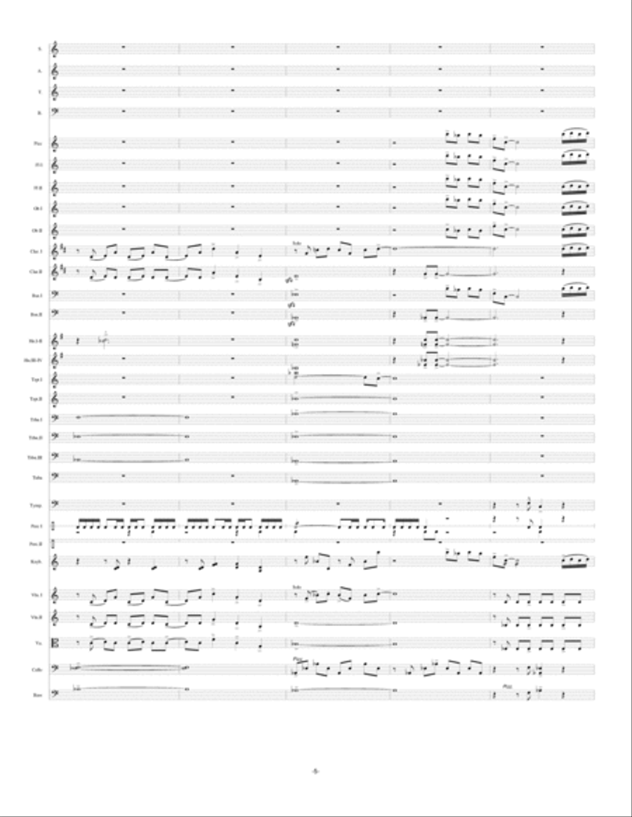 THE CONSITITUTION choir orchestra Narr. Choir scores gallery preview page 5