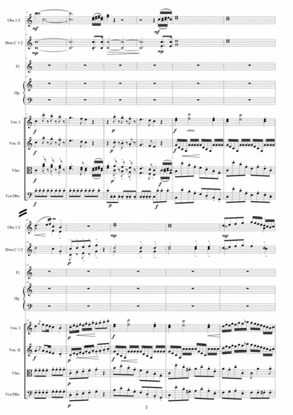 Mozart - Concerto in C for Flute, Harp and Orchestra K.299 - Score and Parts image number null