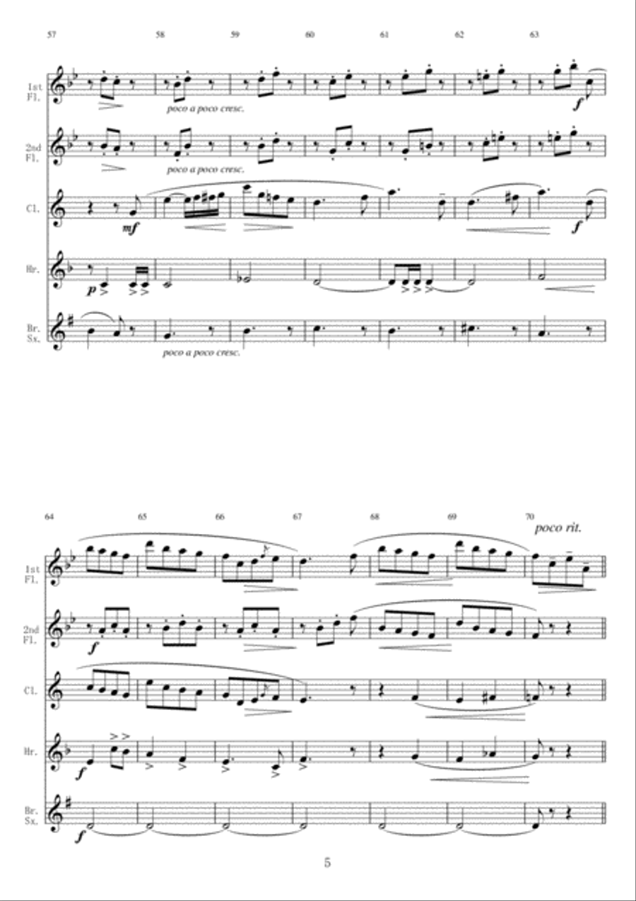 <Wind Quintet> Spring Song from 