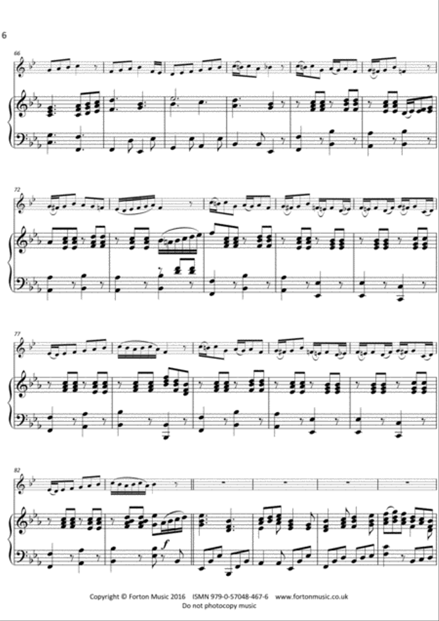 Horn Sonata No. 1 Horn Solo scores gallery preview page 6