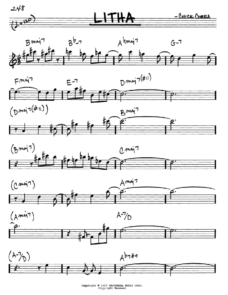 Litha Piano scores gallery preview page 1